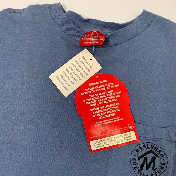 Vintage Marlboro Country Store Cowboy Boots Tee XL - Picture 5 of 6